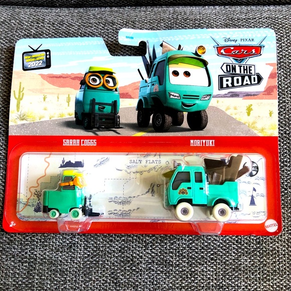 Disney Other - Disney Pixar Cars Mattel On The Road 2022 2 Pack Sarah Coggs & Noriyuki Boy Toys